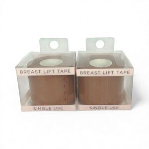 Forever 21 Breast Lift Tape Nude Roll Single Use Support Tape Set X 2